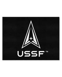 U.S. Space Force AllStar Rug  34 in. x 42.5 in. Black by   