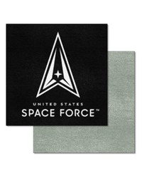 U.S. Space Force Team Carpet Tiles  45 Sq Ft. Black by   