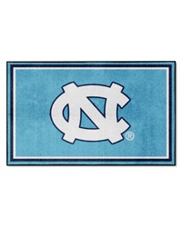 North Carolina Tar Heels 4ft. x 6ft. Plush Area Rug Blue by   