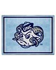 Fan Mats  LLC North Carolina Tar Heels 8x10 Rug Blue