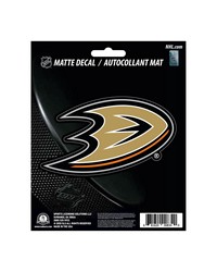 Anaheim Ducks Matte Decal Sticker Black by   
