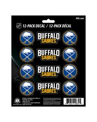 Buffalo Sabres Mini Decal 12-pk by   