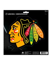 Chicago Blackhawks Large Decal Sticker Black by   