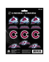 Colorado Avalanche Mini Decal 12-pk by   