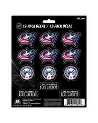 Columbus Blue Jackets Mini Decal 12-pk by   