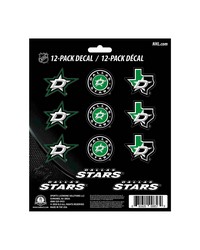 Dallas Stars Mini Decal 12-pk by   
