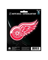 Detroit Red Wings Matte Decal Sticker Red by   