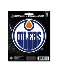 Edmonton Oilers Matte Decal Sticker Blue by   