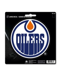 Edmonton Oilers Large Decal Sticker Blue by   