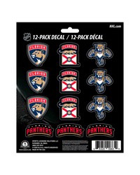 Florida Panthers 12 Count Mini Decal Sticker Pack Red Black by   