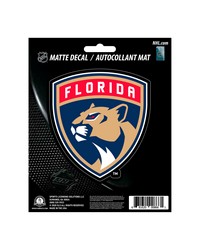 Florida Panthers Matte Decal Sticker Blue by   
