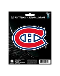 Montreal Canadiens Matte Decal Sticker Blue by   