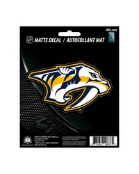 Nashville Predators Matte Decal by   