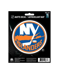 New York Islanders Matte Decal Sticker Blue by   