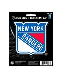 New York Rangers Matte Decal Sticker Blue by   