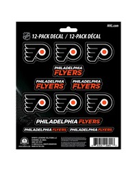 Philadelphia Flyers 12 Count Mini Decal Sticker Pack Black by   