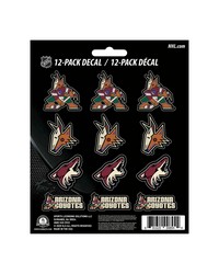 Arizona Coyotes 12 Count Mini Decal Sticker Pack Maroon by   
