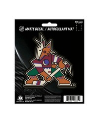 Arizona Coyotes Matte Decal by   