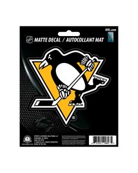 Pittsburgh Penguins Matte Decal Sticker Black by   