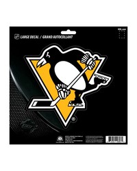 Pittsburgh Penguins Large Decal Sticker Black by   