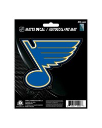 St. Louis Blues Matte Decal by   