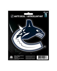 Vancouver Canucks Matte Decal Sticker Royal by   