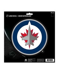 Winnipeg Jets Large Decal Sticker Navy by   