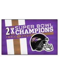 Baltimore Ravens UltiMat Rug  5ft. x 8ft. Purple by   