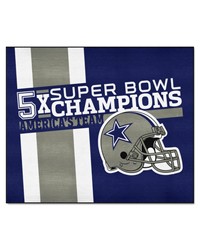 Dallas Cowboys Dynasty Tailgater Rug  5ft. x 6ft. Navy by   