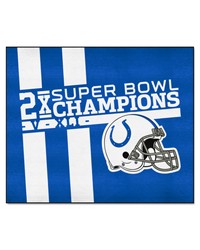 Indianapolis Colts Dynasty Tailgater Rug  5ft. x 6ft. Blue by   