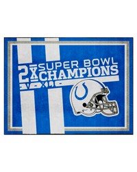 Indianapolis Colts Dynasty 8ft. x 10ft. Plush Area Rug Blue by   
