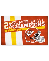 Kansas City Chiefs UltiMat Rug  5ft. x 8ft. Red by   