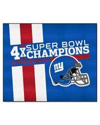 New York Giants Dynasty Tailgater Rug  5ft. x 6ft. Blue by   