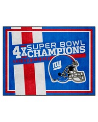 New York Giants Dynasty 8ft. x 10ft. Plush Area Rug Blue by   