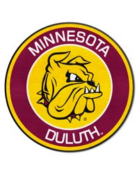MinnesotaDuluth Bulldogs Roundel Rug  27in. Diameter Red by   