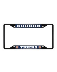 Auburn Tigers Metal License Plate Frame Black Finish Navy by   