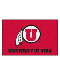 Utah Utes Starter Rug by   