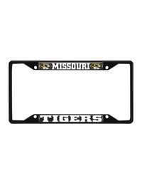 Missouri Tigers Metal License Plate Frame Black Finish Black by   