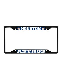 Houston Astros License Plate Frame Black by   