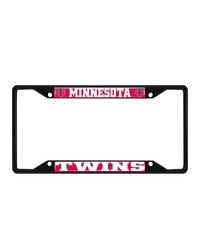 Minnesota Twins License Plate Frame Black by   