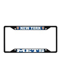 New York Mets License Plate Frame Black by   
