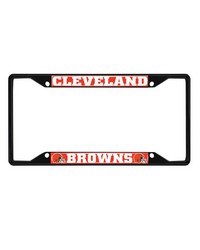 Cleveland Browns License Plate Frame Black by   