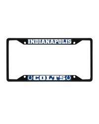 Indianapolis Colts Metal License Plate Frame Black Finish Blue by   