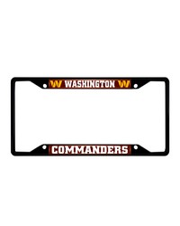 Washington Commanders License Plate Frame Black by   