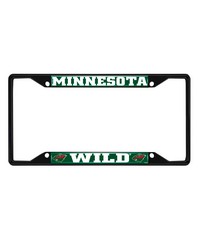 Minnesota Wild License Plate Frame Black by   