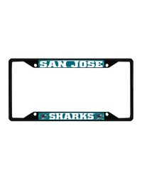 San Jose Sharks License Plate Frame Black by   