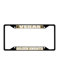 Vegas Golden Knights License Plate Frame Black by   