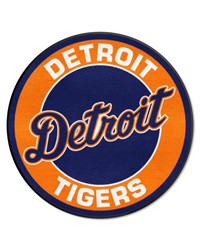 Detroit Tigers Roundel Rug  27in. Diameter Navy by   