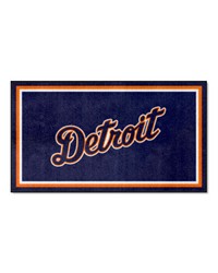 Detroit Tigers 3ft. x 5ft. Plush Area Rug Navy by   