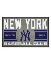 New York Yankees Starter Mat Accent Rug  19in. x 30in. Gray by   